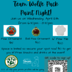 Team Wolfe Pack Paint Night!